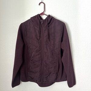 Dip Jacket Women’s L Maroon Full Zip Activewear Jacket